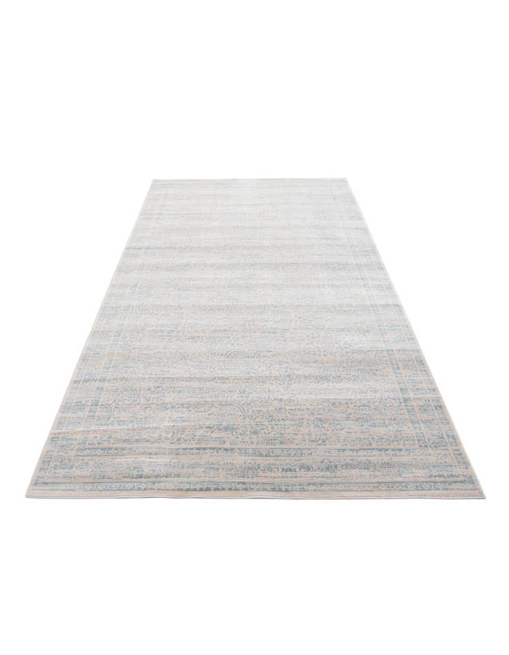 Detail image of 4' 10 x 8' Aqua Rug