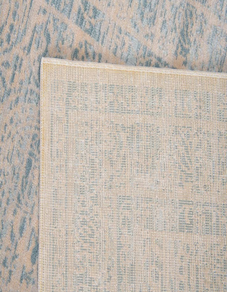 Detail image of 4' 10 x 8' Aqua Rug