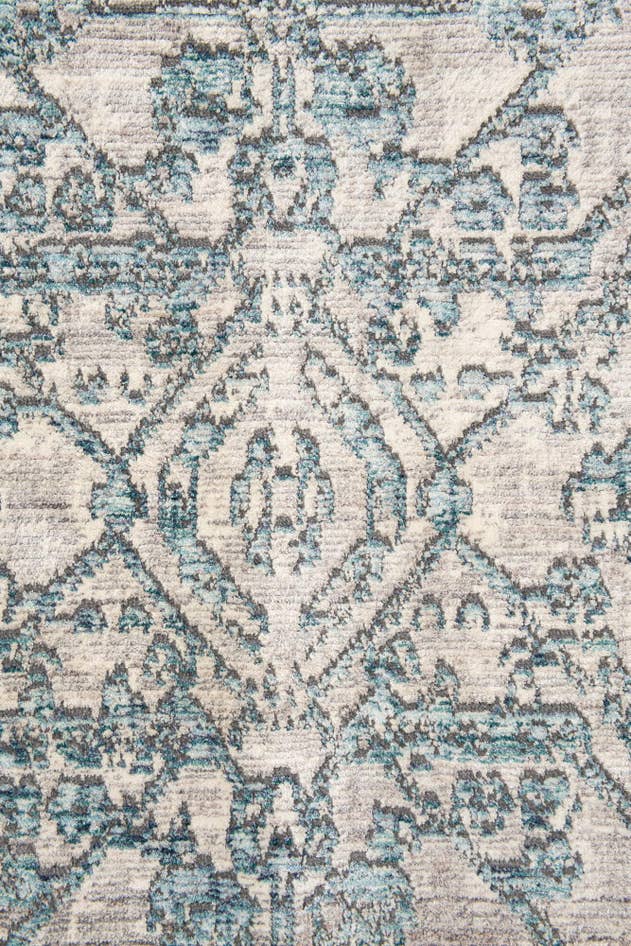 Detail image of 5' 3 x 7' 6 Aqua Rug