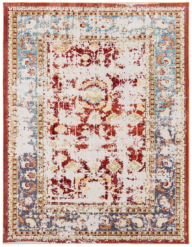 Detail image of 7' x 10' Aqua Rug