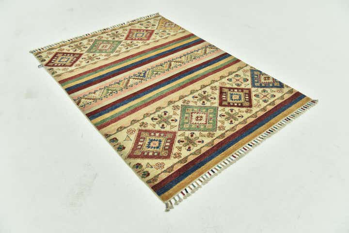4' 1 x 5' 8 Hand Knotted Ariana Ziegler Rug