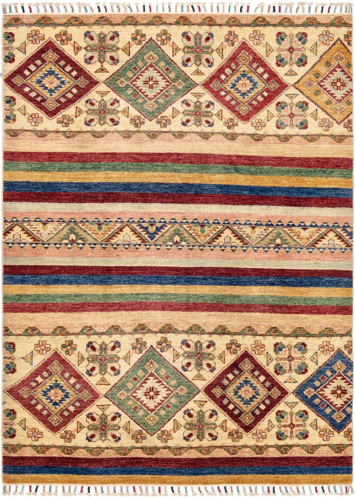 4' 1 x 5' 8 Hand Knotted Ariana Ziegler Rug