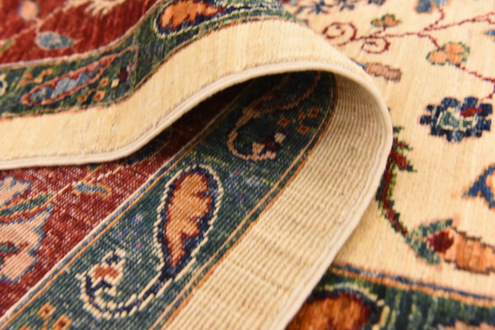 6' 8 x 10' Hand Knotted Ariana Ziegler Rug