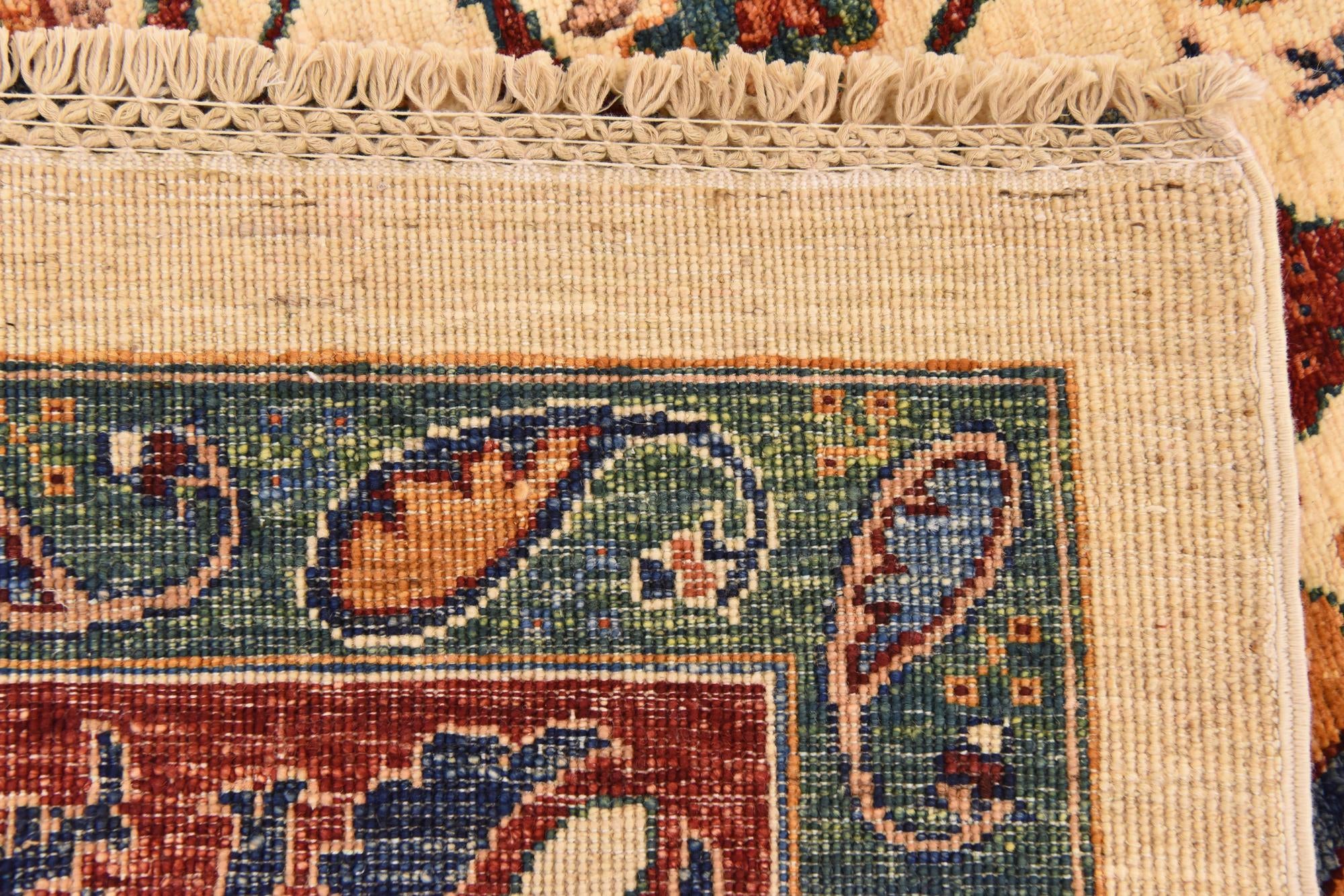6' 8 x 10' Hand Knotted Ariana Ziegler Rug