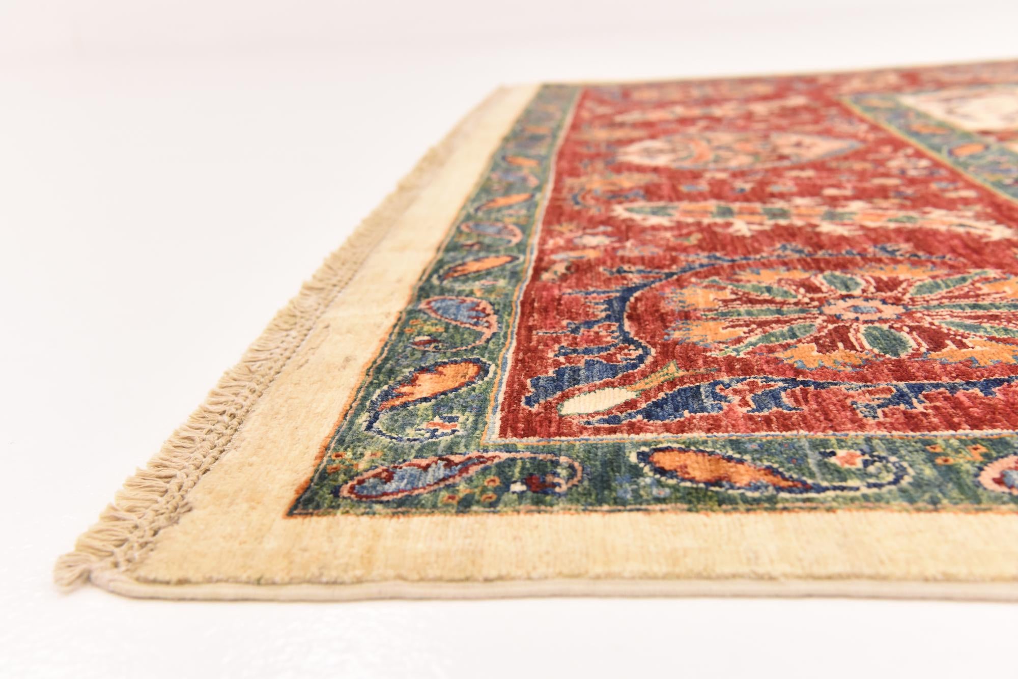 6' 8 x 10' Hand Knotted Ariana Ziegler Rug