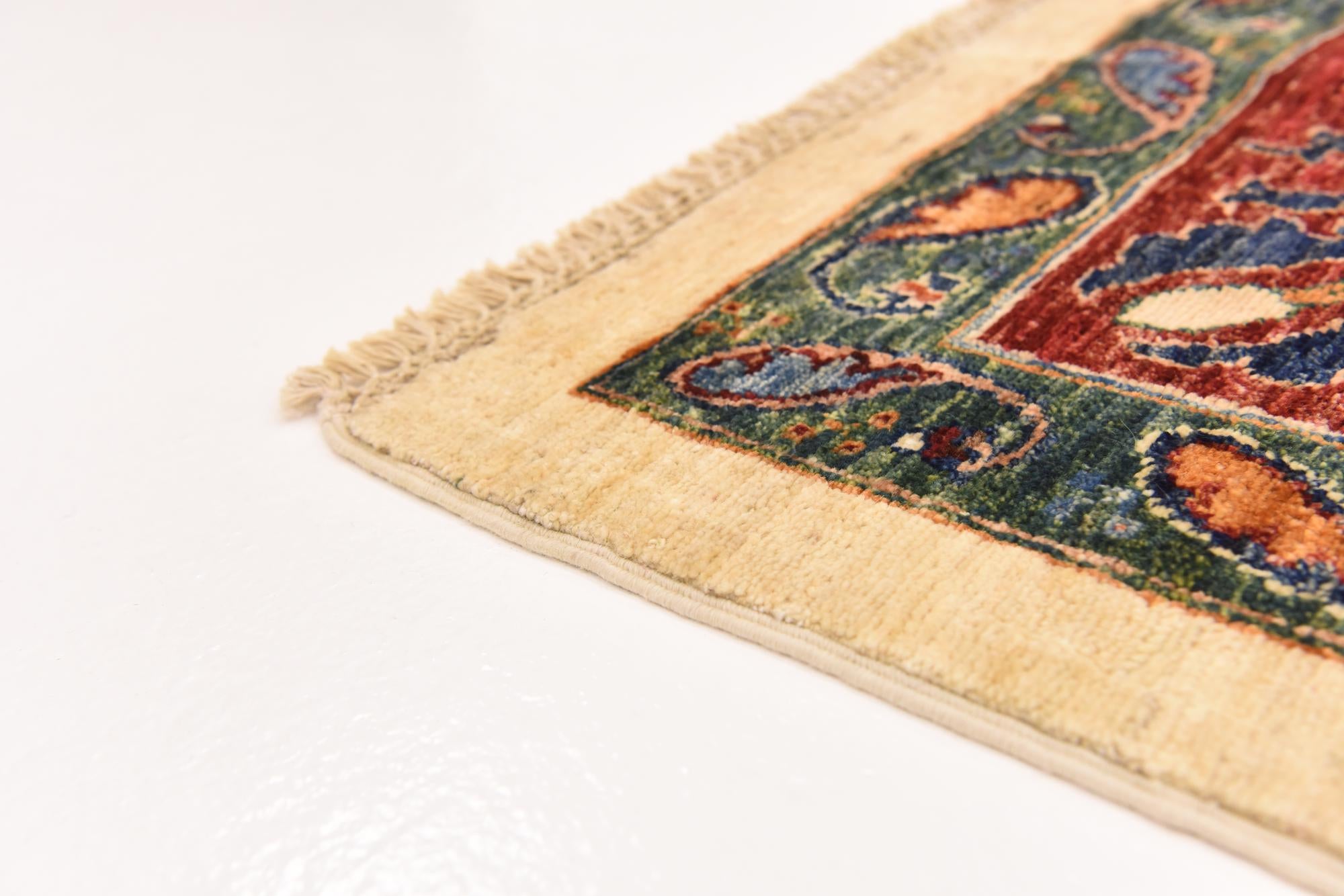 6' 8 x 10' Hand Knotted Ariana Ziegler Rug