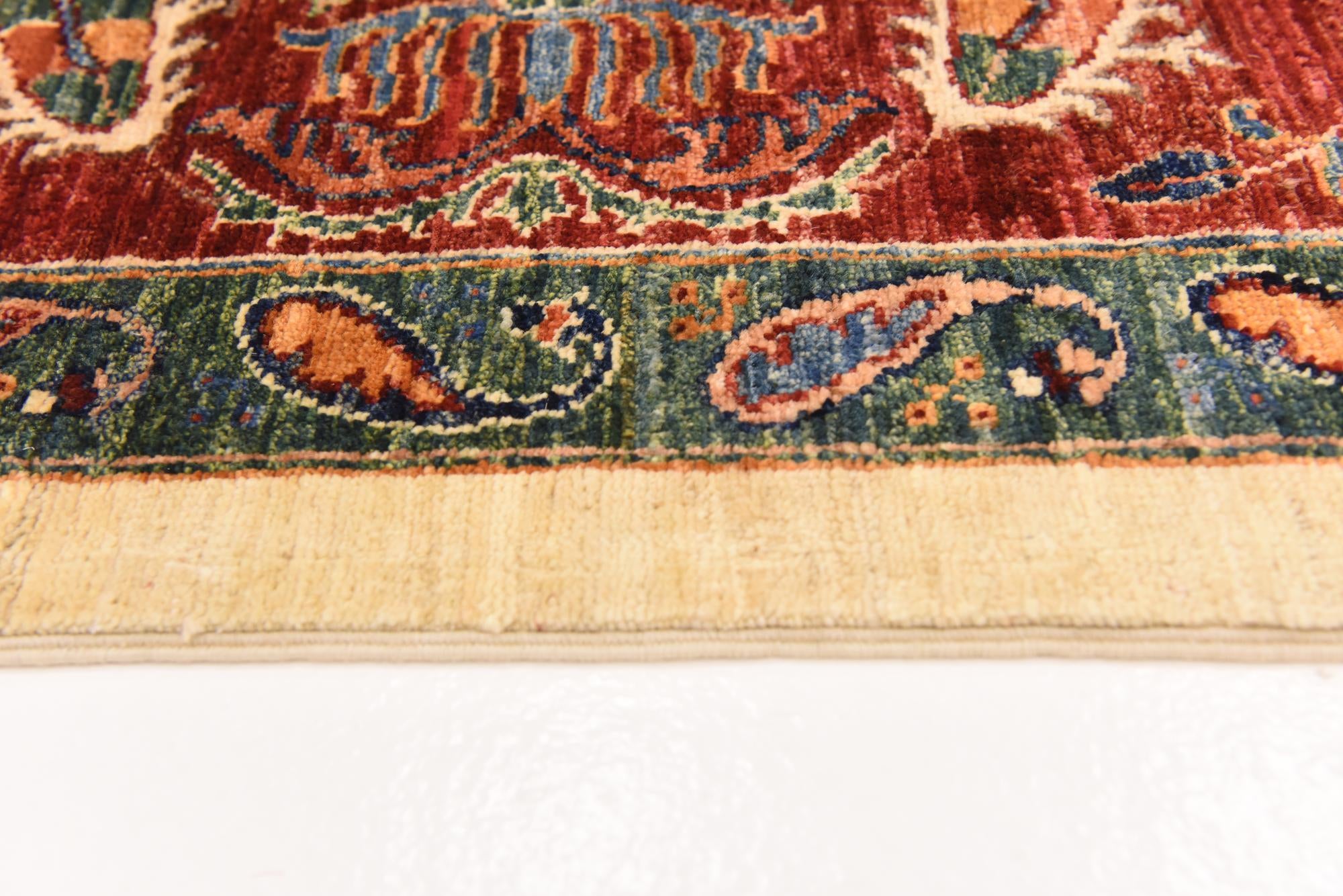 6' 8 x 10' Hand Knotted Ariana Ziegler Rug