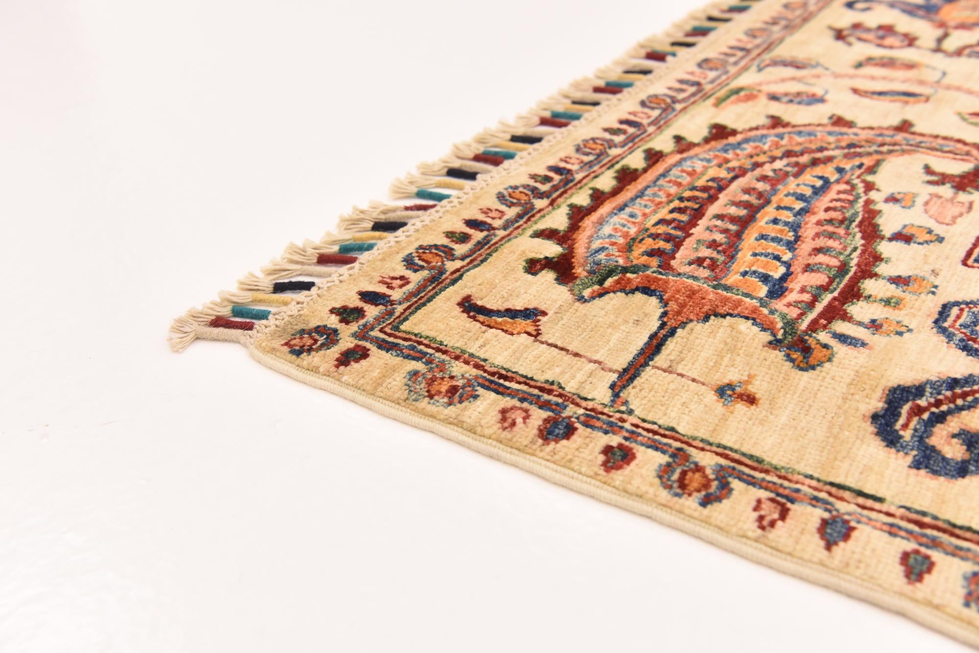5' 7 x 7' 6 Hand Knotted Ariana Ziegler Rug