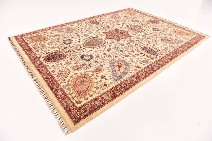 Detail image of 5' 8 x 7' 10 Hand Knotted Ariana Ziegler Rug