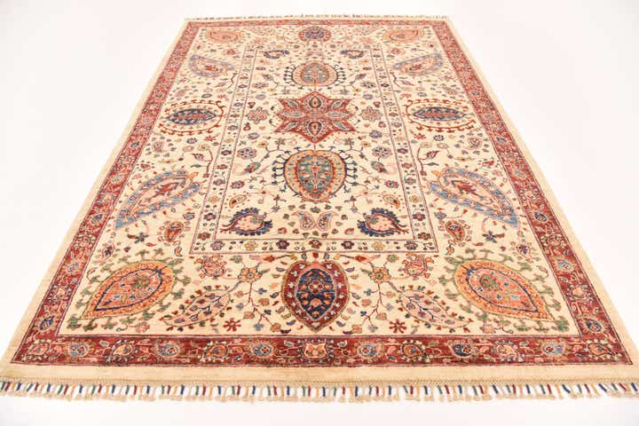 5' 8 x 7' 10 Hand Knotted Ariana Ziegler Rug
