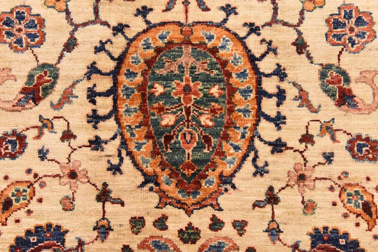 Detail image of 5' 8 x 7' 10 Hand Knotted Ariana Ziegler Rug
