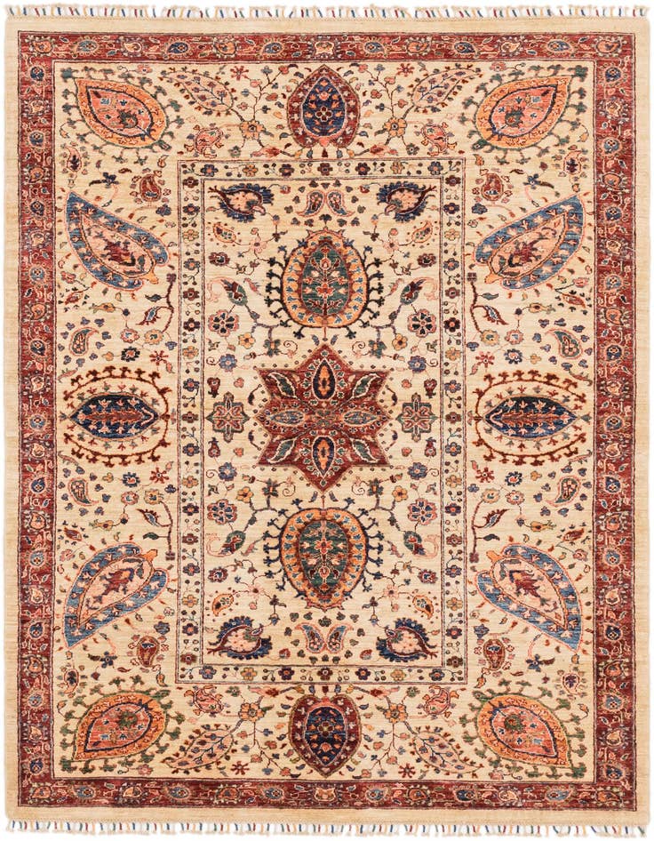 Detail image of 5' 8 x 7' 10 Hand Knotted Ariana Ziegler Rug