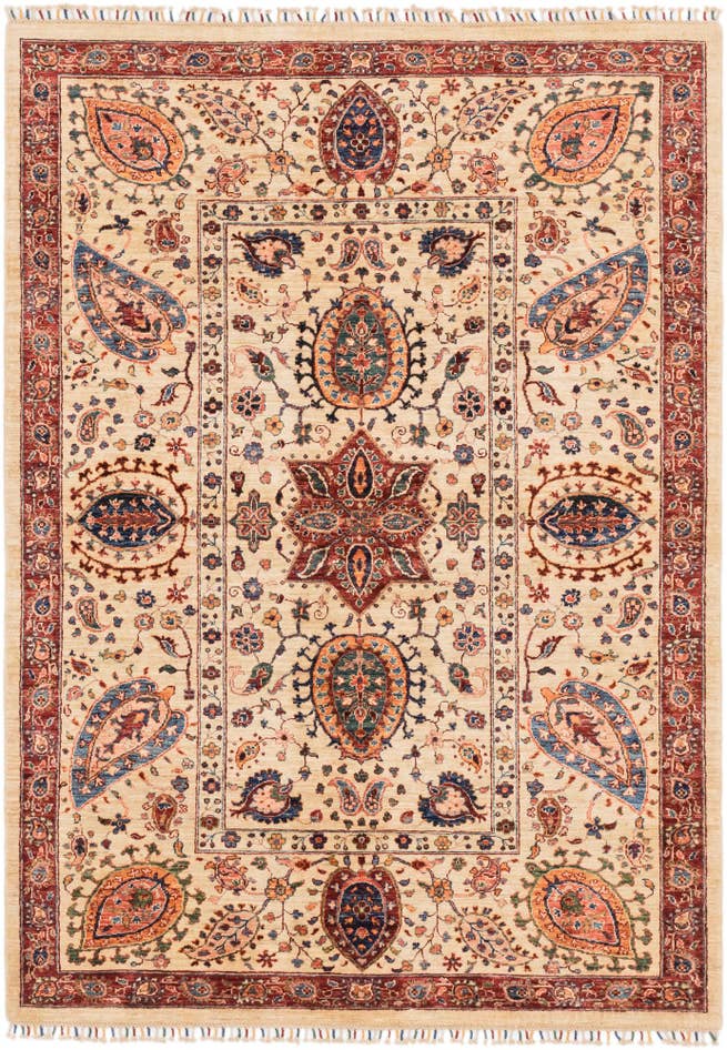 Detail image of 5' 8 x 7' 10 Hand Knotted Ariana Ziegler Rug