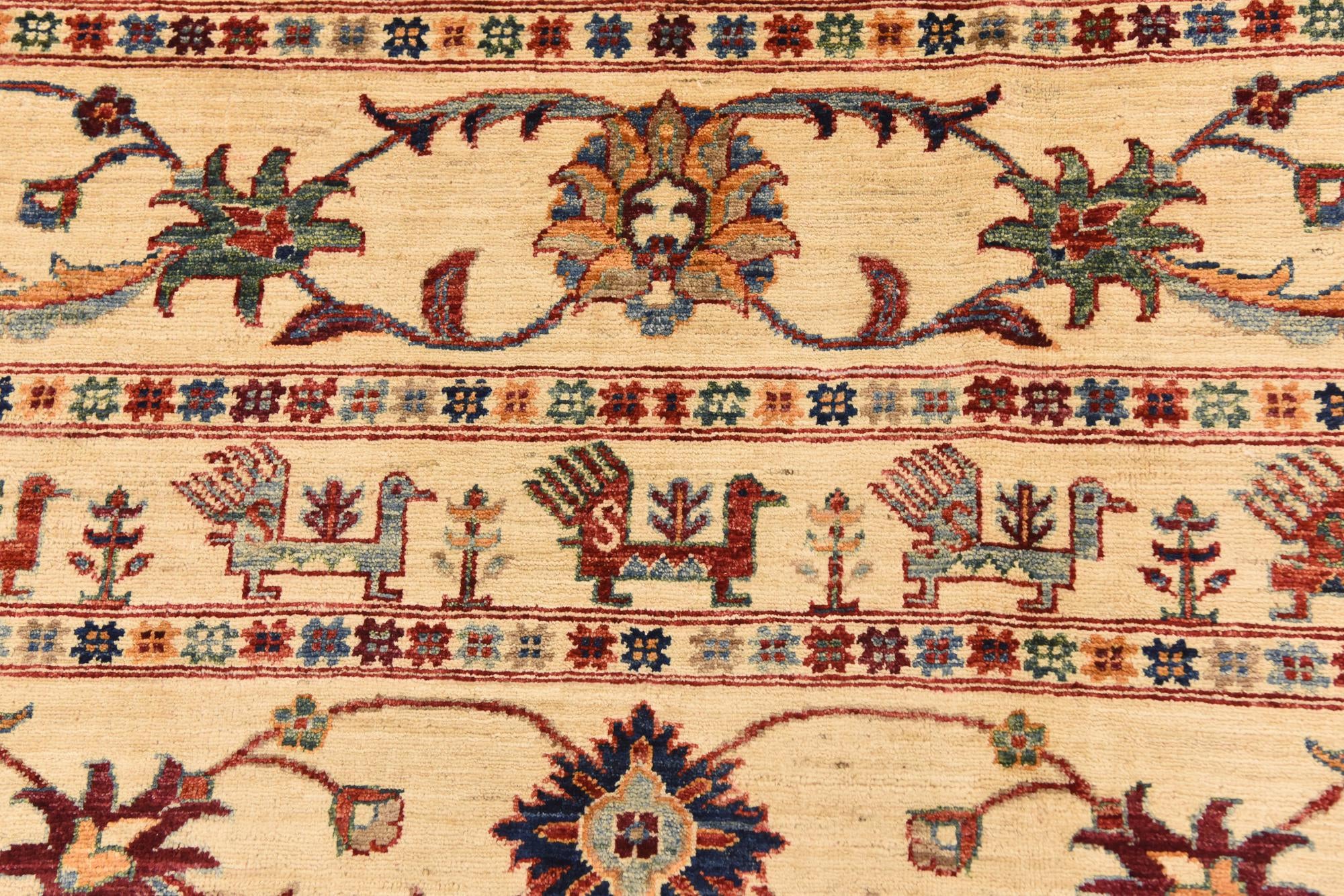 6' 5 x 9' 9 Hand Knotted Ariana Ziegler Rug