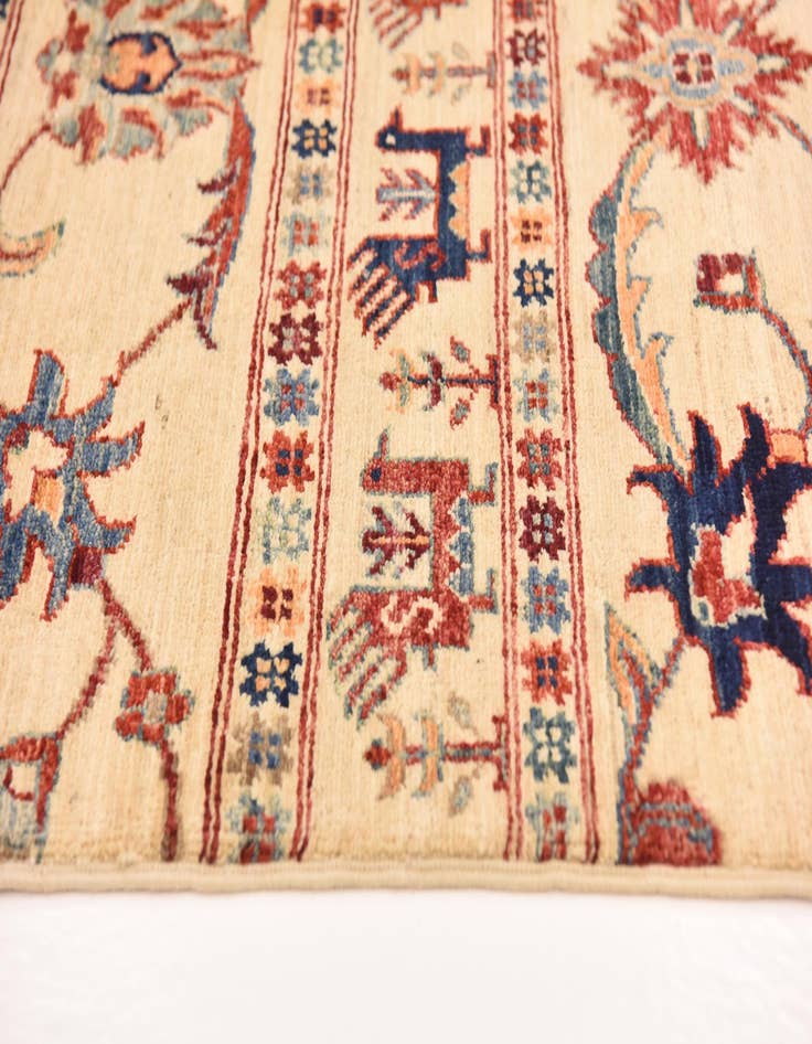 Detail image of 6' 5 x 9' 9  Hand Knotted Ariana Ziegler Rug