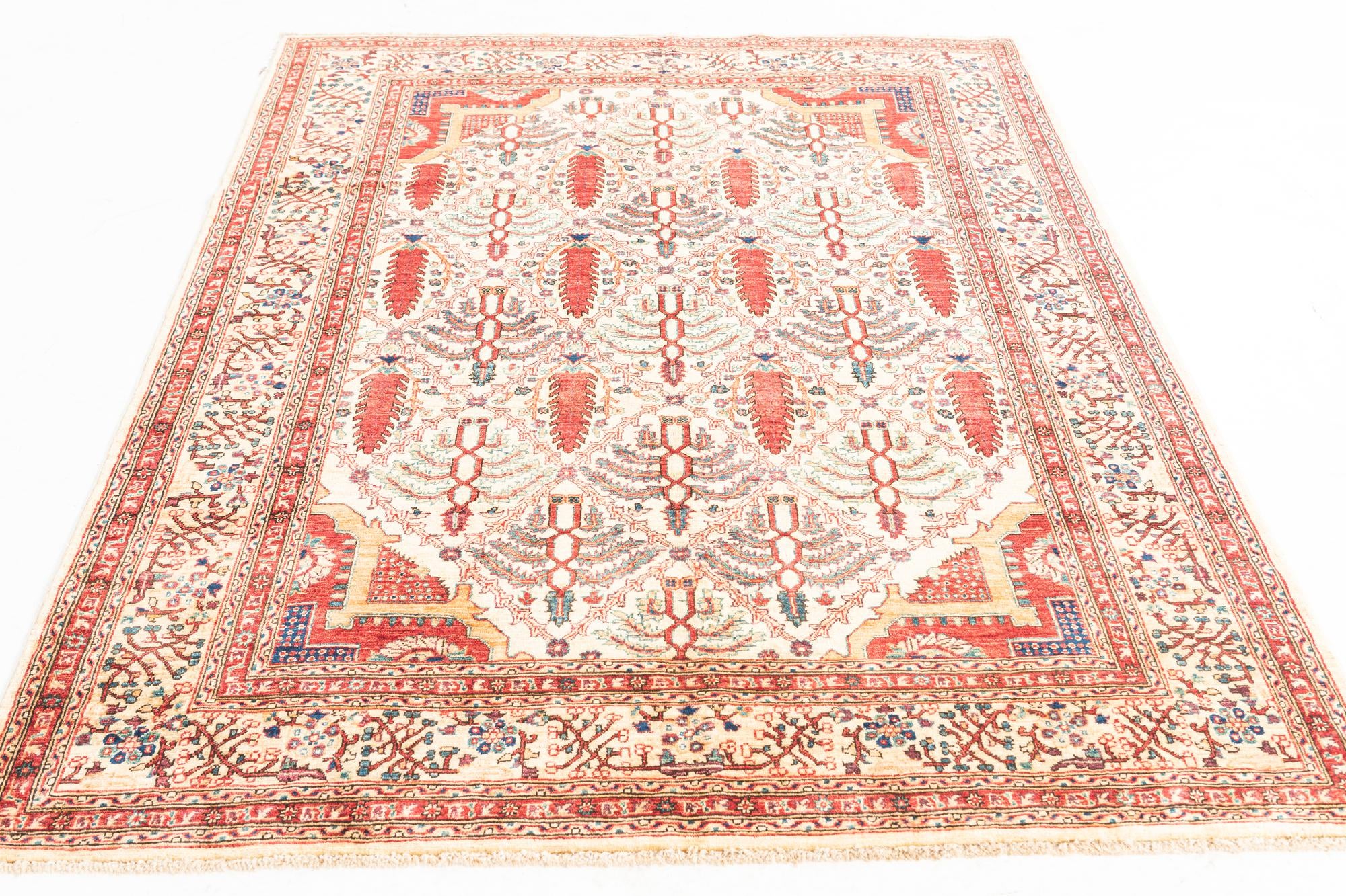 5' x 6' 6 Hand Knotted Ariana Ziegler Oriental Rug