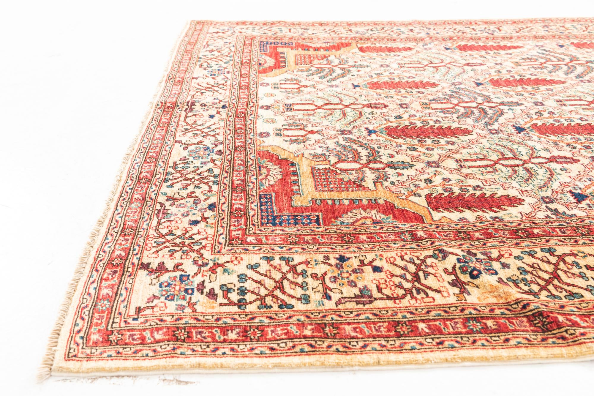 5' x 6' 6 Hand Knotted Ariana Ziegler Oriental Rug
