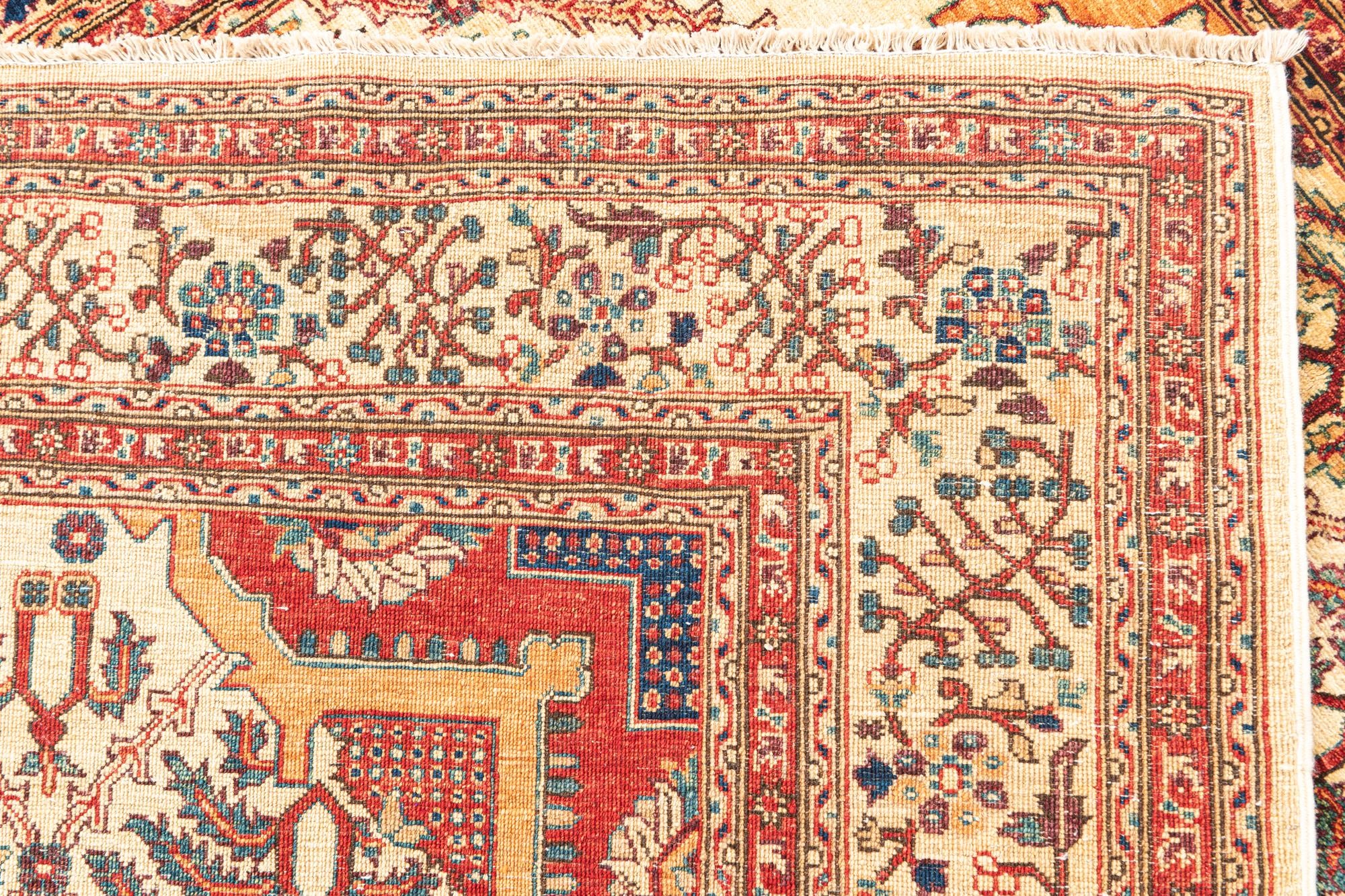 5' x 6' 6 Hand Knotted Ariana Ziegler Oriental Rug