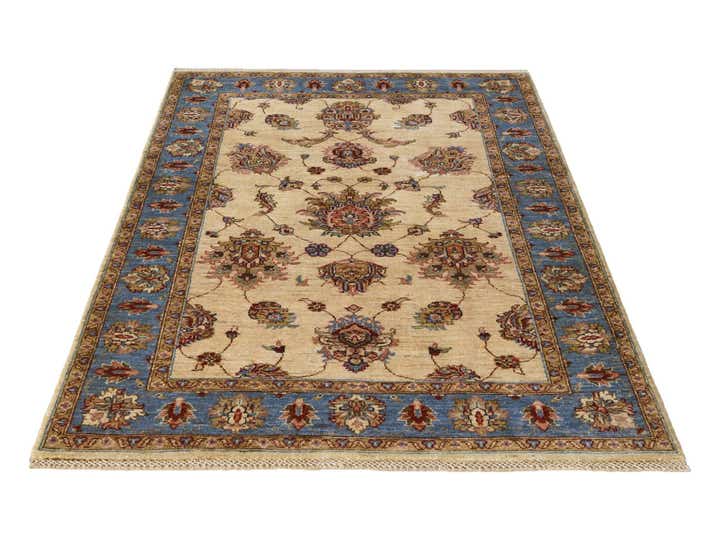 4' 1 x 6' 4 Hand Knotted Ariana Ziegler Rug