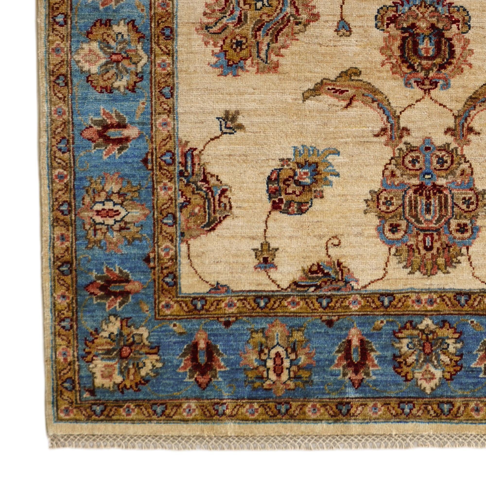 4' 1 x 6' 4 Hand Knotted Ariana Ziegler Rug