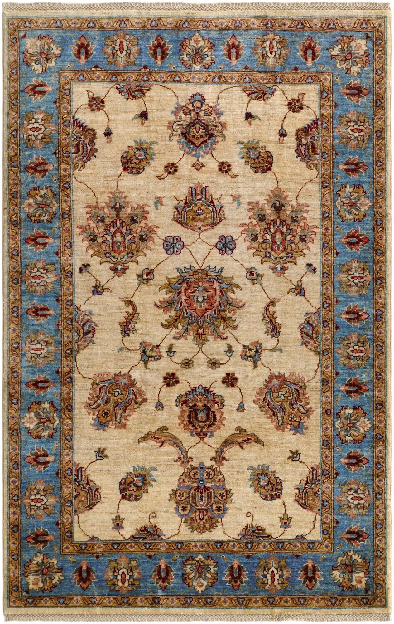 4' 1 x 6' 4 Hand Knotted Ariana Ziegler Rug