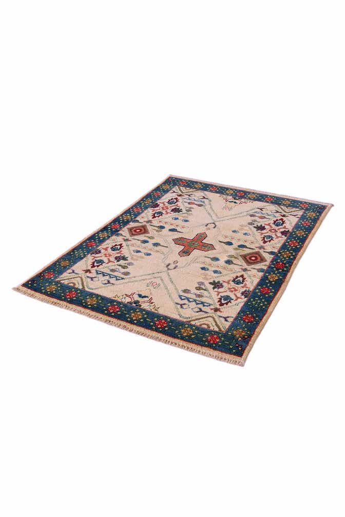 2' 9 x 4' Hand Knotted Ariana Ziegler Rug
