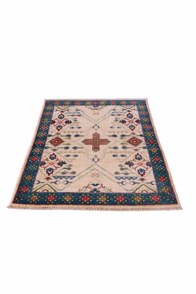 2' 9 x 4' Hand Knotted Ariana Ziegler Rug