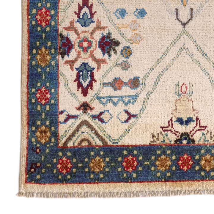 2' 9 x 4' Hand Knotted Ariana Ziegler Rug
