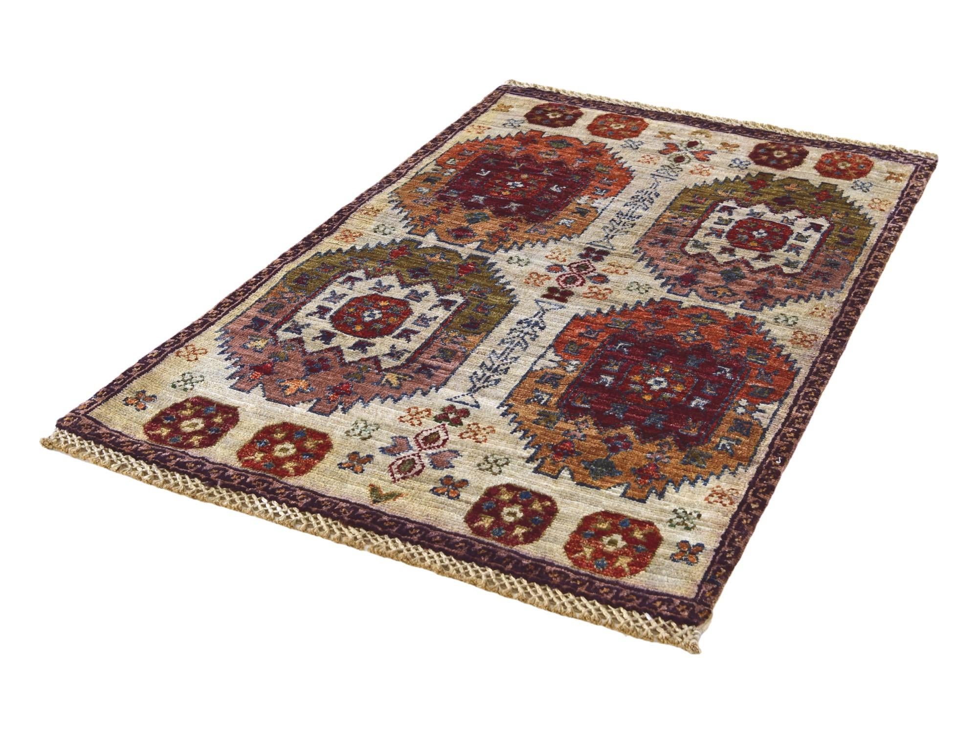 2' x 3' 1 Hand Knotted Ariana Ziegler Rug