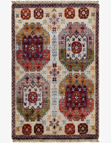 2' x 3' 1 Hand Knotted Ariana Ziegler Rug