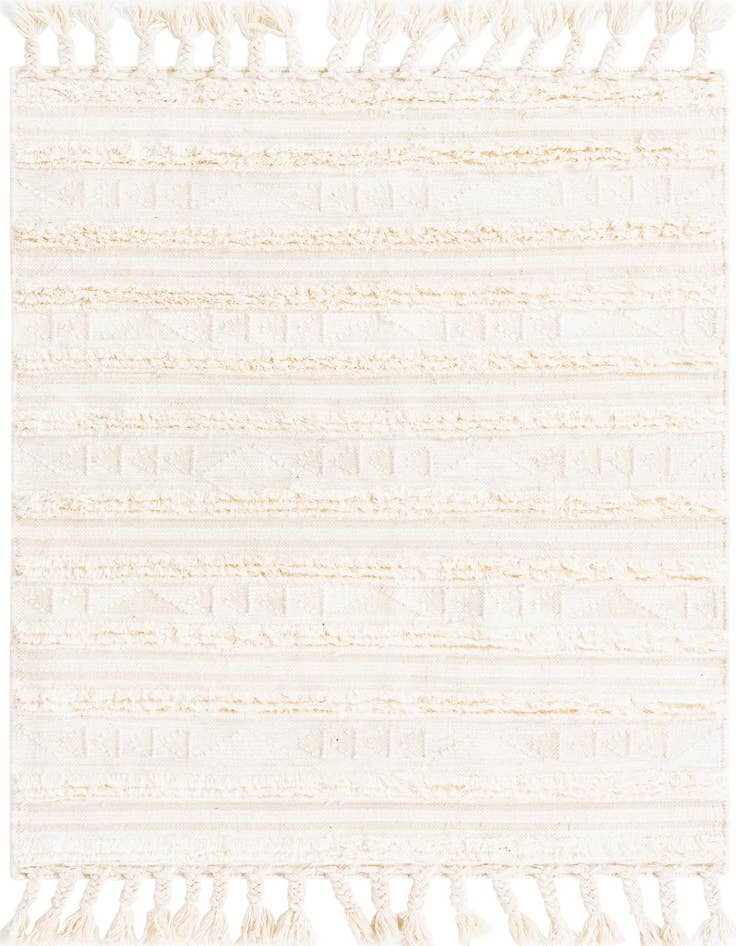 Detail image of 4' 1 x 6' 1 Hand Woven Arizona Wool Rug