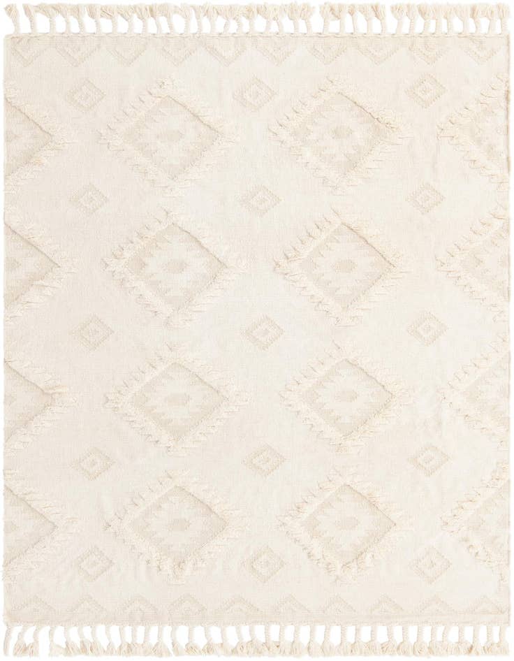 Detail image of 7' 1 x 10' Hand Woven Arizona Wool Rug