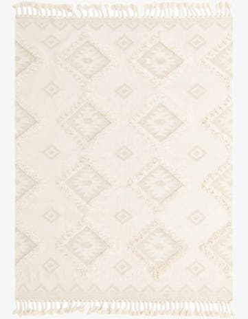 Ivory Hand Woven Arizona Wool Rug