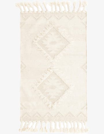 Ivory Hand Woven Arizona Wool Rug