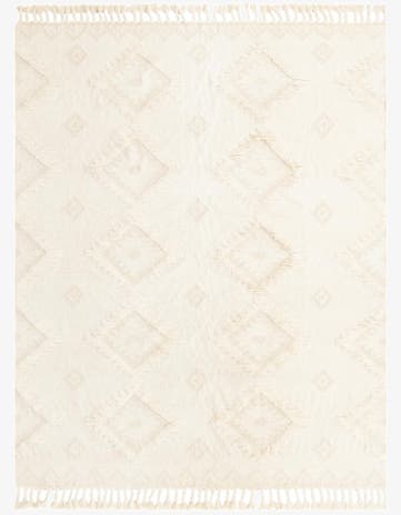 Ivory Hand Woven Arizona Wool Rug