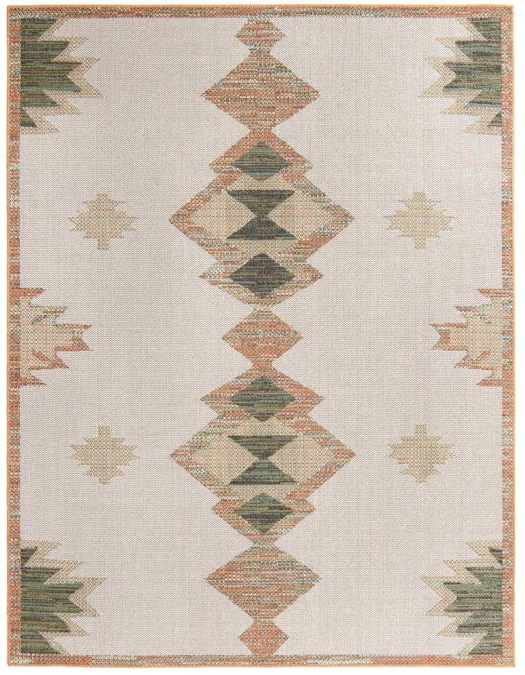 Detail image of 7' 10 x 10' Easy-Clean Baja Indoor / Outdoor Rug