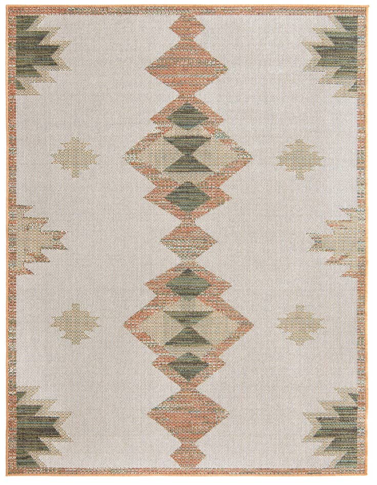 Detail image of 6' x 9' Easy-Clean Baja Indoor / Outdoor Rug