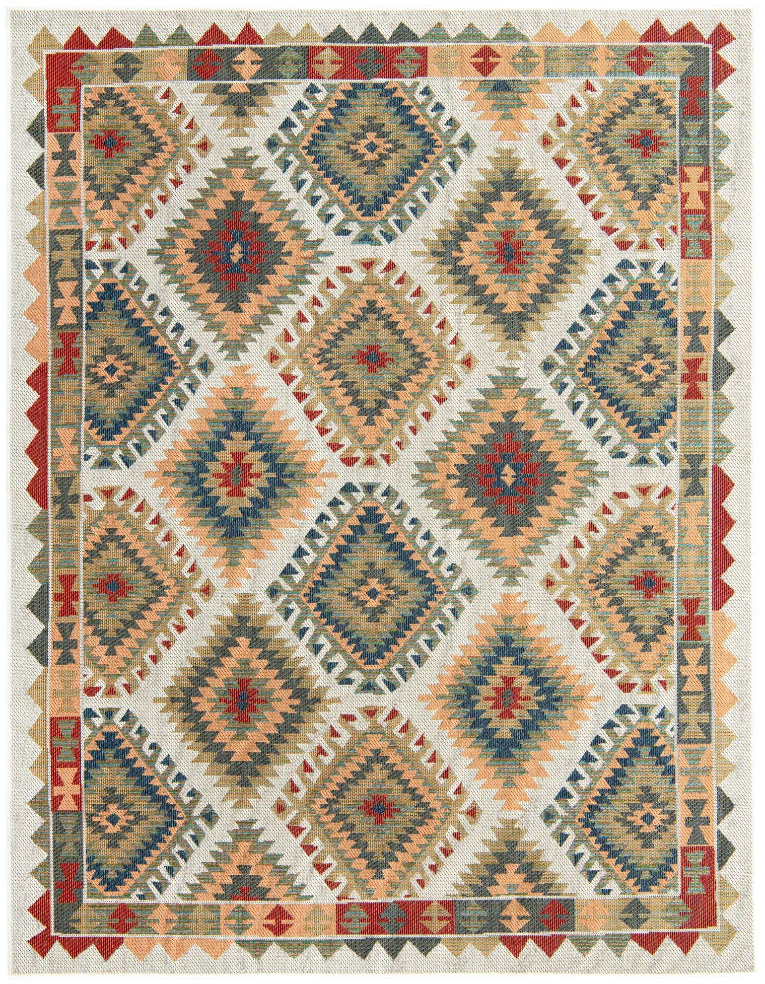 7' 10 x 10' Easy-Clean Baja Indoor / Outdoor Rug