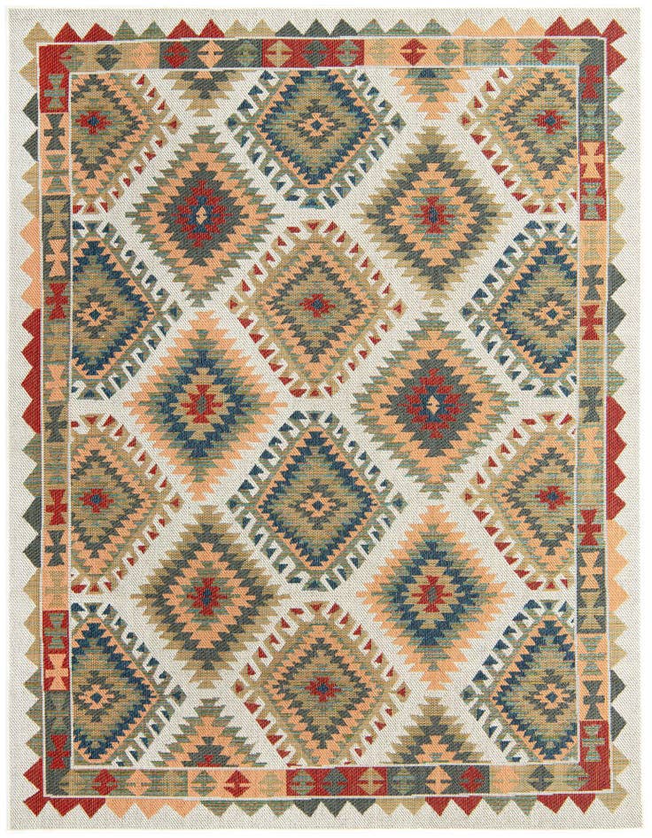 Detail image of 7' 10 x 10' Easy-Clean Baja Indoor / Outdoor Rug