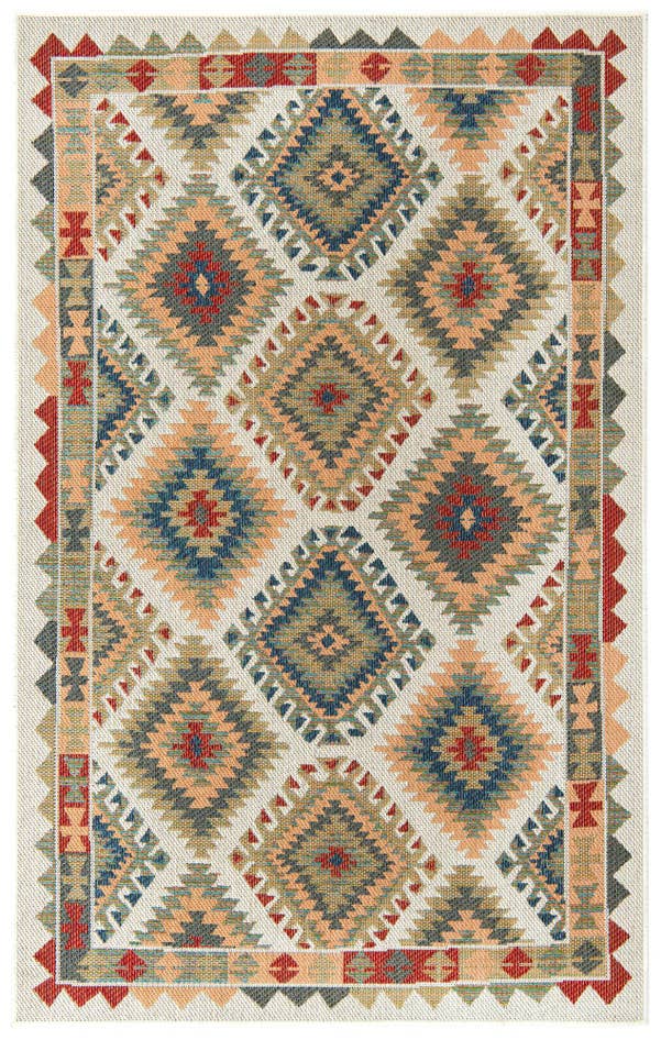Detail image of 5' 3 x 8' Easy-Clean Baja Indoor / Outdoor Rug