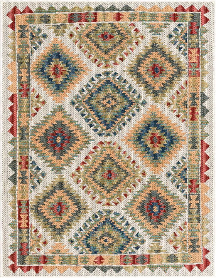 Detail image of 4' x 6' Easy-Clean Baja Indoor / Outdoor Rug