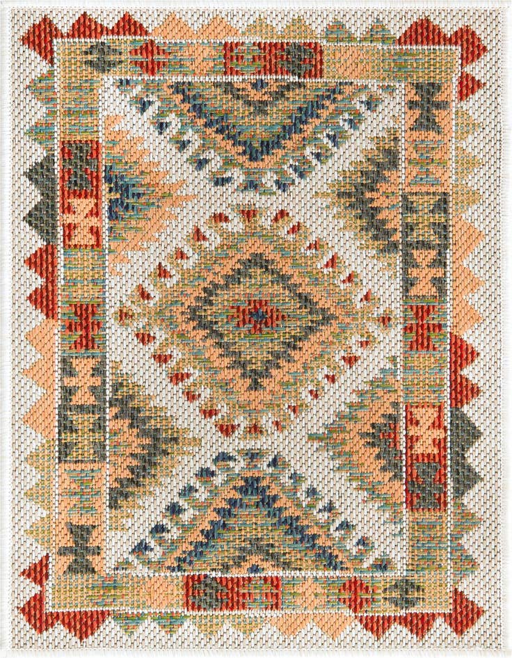 Detail image of 2' x 3' Easy-Clean Baja Indoor / Outdoor Rug