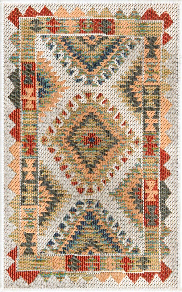 Detail image of 2' x 3' Easy-Clean Baja Indoor / Outdoor Rug