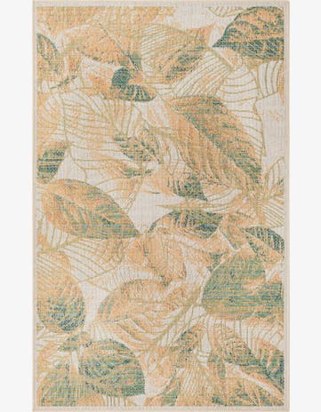 Ivory Easy-Clean Baja Indoor / Outdoor Rug