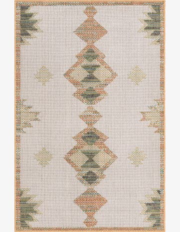 Ivory Easy-Clean Baja Indoor / Outdoor Rug