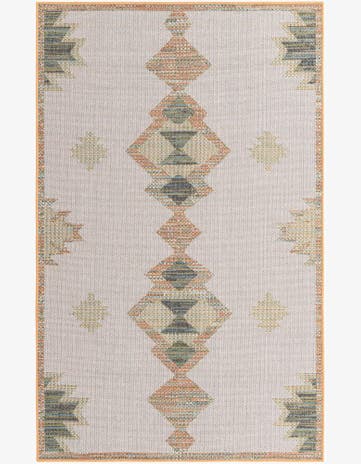 Ivory Easy-Clean Baja Indoor / Outdoor Rug