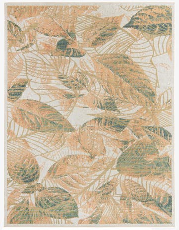 Ivory Easy-Clean Baja Indoor / Outdoor Rug