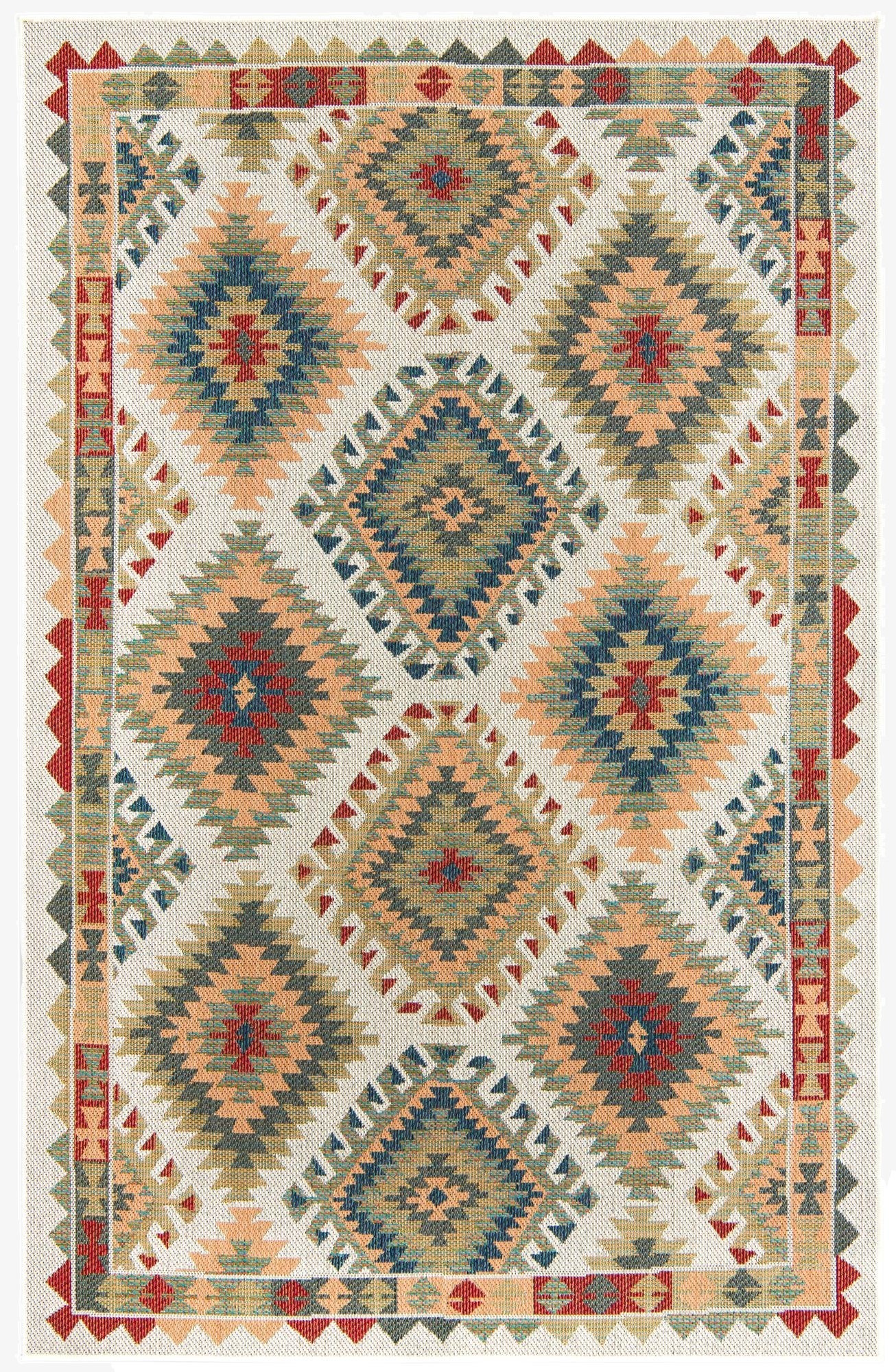 Primary image 6' x 9'  Washable Baja Indoor / Outdoor Rug