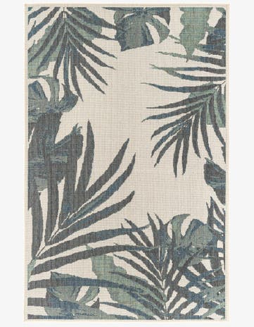 Ivory Easy-Clean Baja Indoor / Outdoor Rug