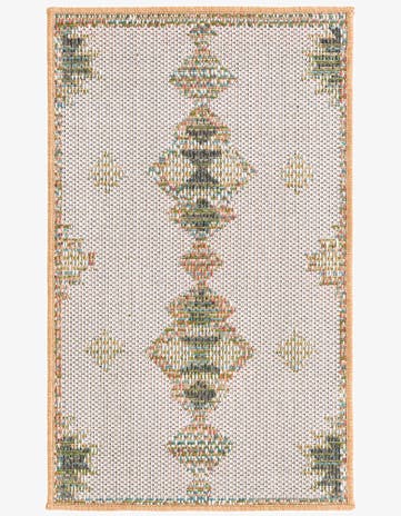 Ivory Easy-Clean Baja Indoor / Outdoor Rug